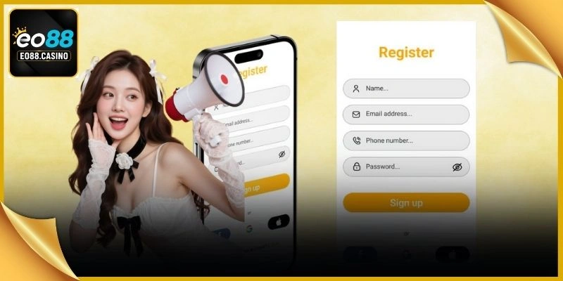 Màn hình cài đặt tài khoản cá nhân giúp quản lý các thao tác đặt cược tiện lợi